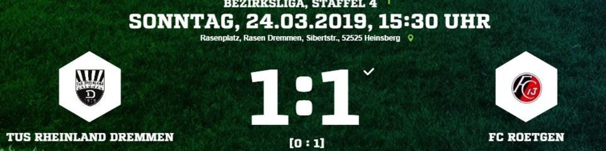 TuS mit wichtigem Punktgewinn gegen FC Roetgen