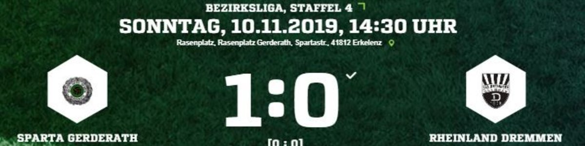 TuS I verliert im Kellerduell in Gerderath trotz Überzahl in der 96. Minute mit 0:1